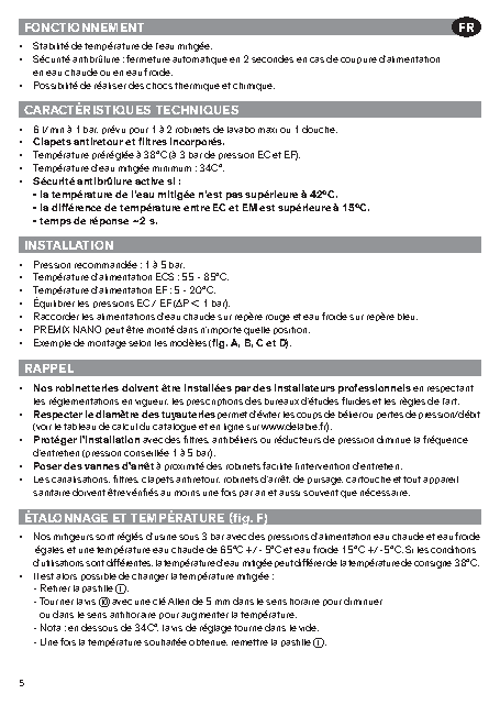Fiche technique fournisseur