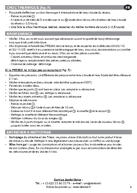 Fiche technique fournisseur