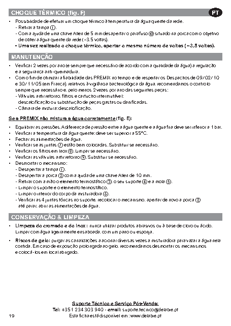 Fiche technique fournisseur