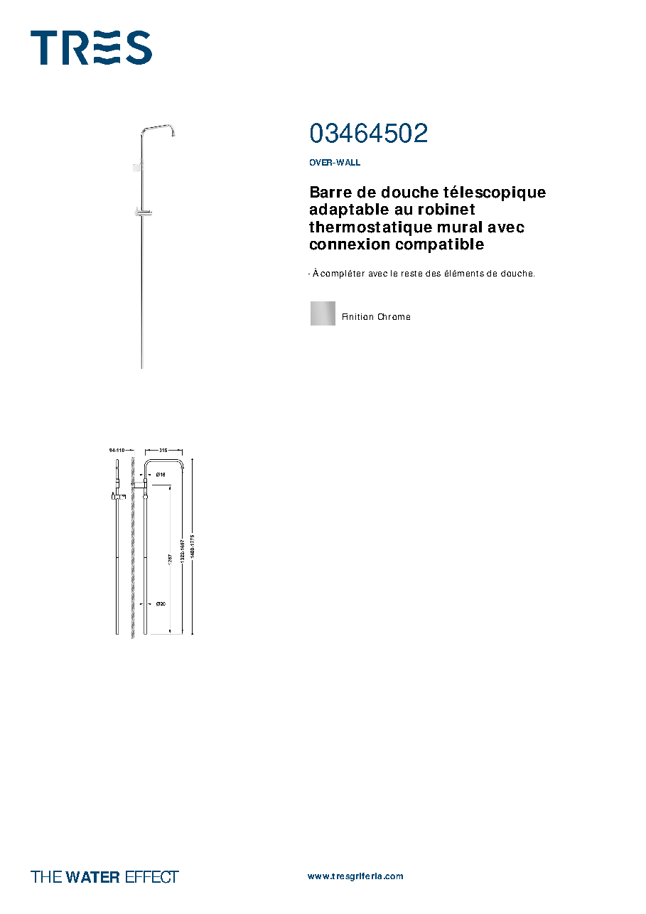 Fiche technique fournisseur