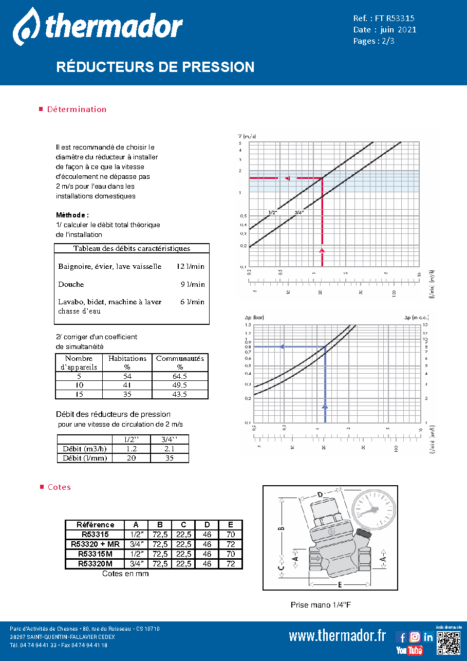 Fiche technique fournisseur