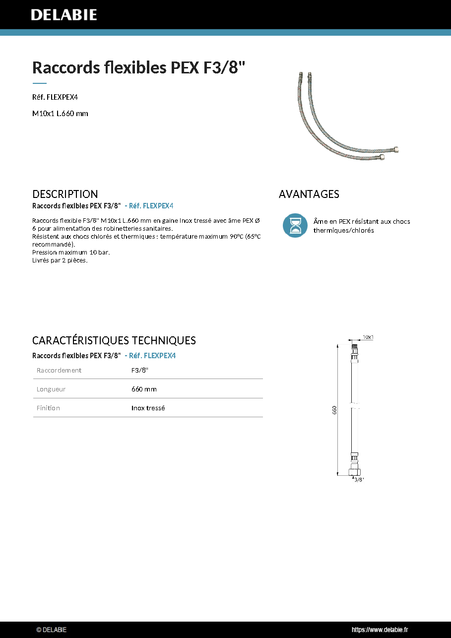 Fiche technique fournisseur