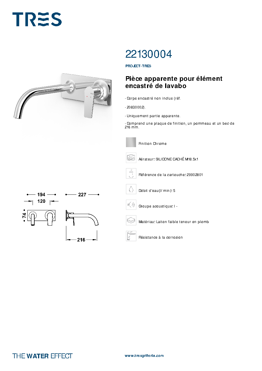Fiche technique fournisseur