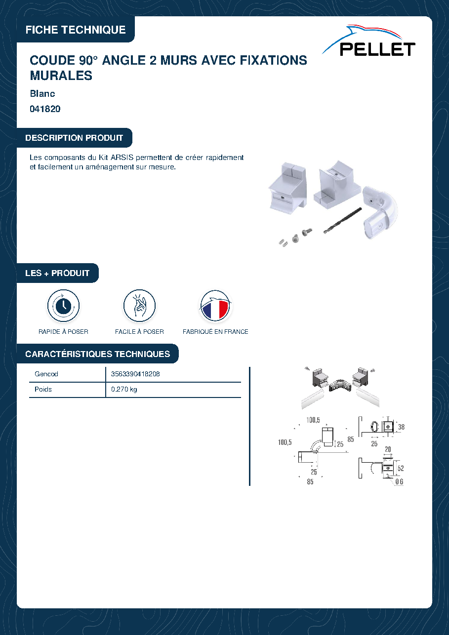Fiche technique fournisseur