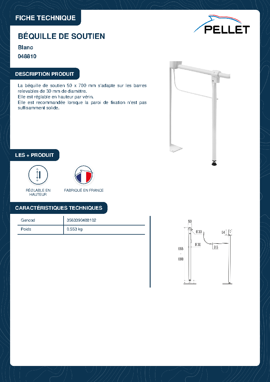 Fiche technique fournisseur