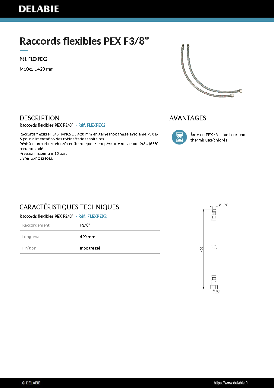 Fiche technique fournisseur