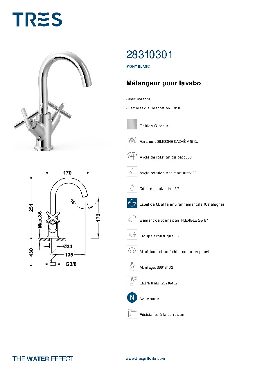 Fiche technique fournisseur