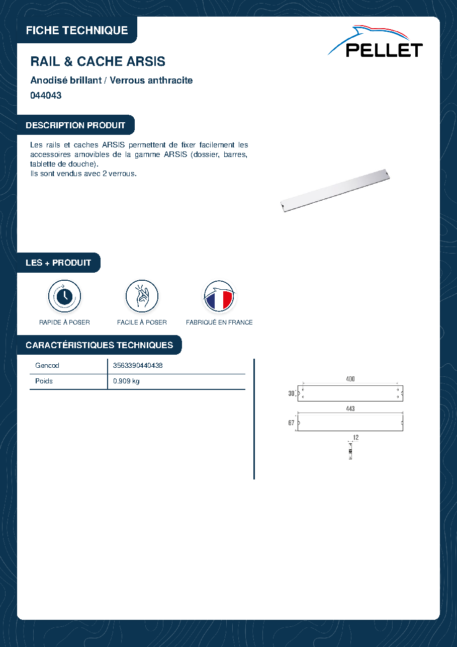 Fiche technique fournisseur