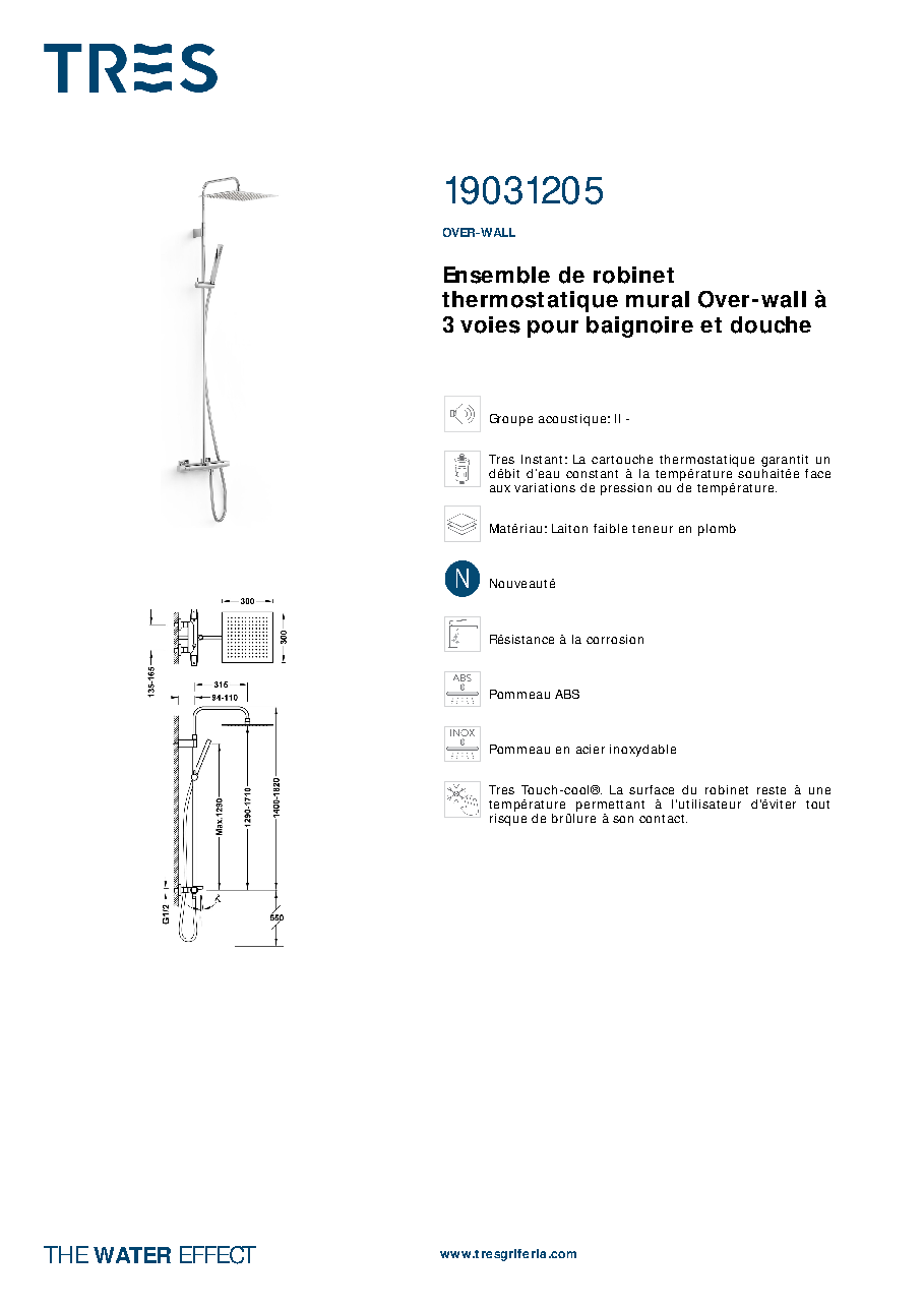 Fiche technique fournisseur