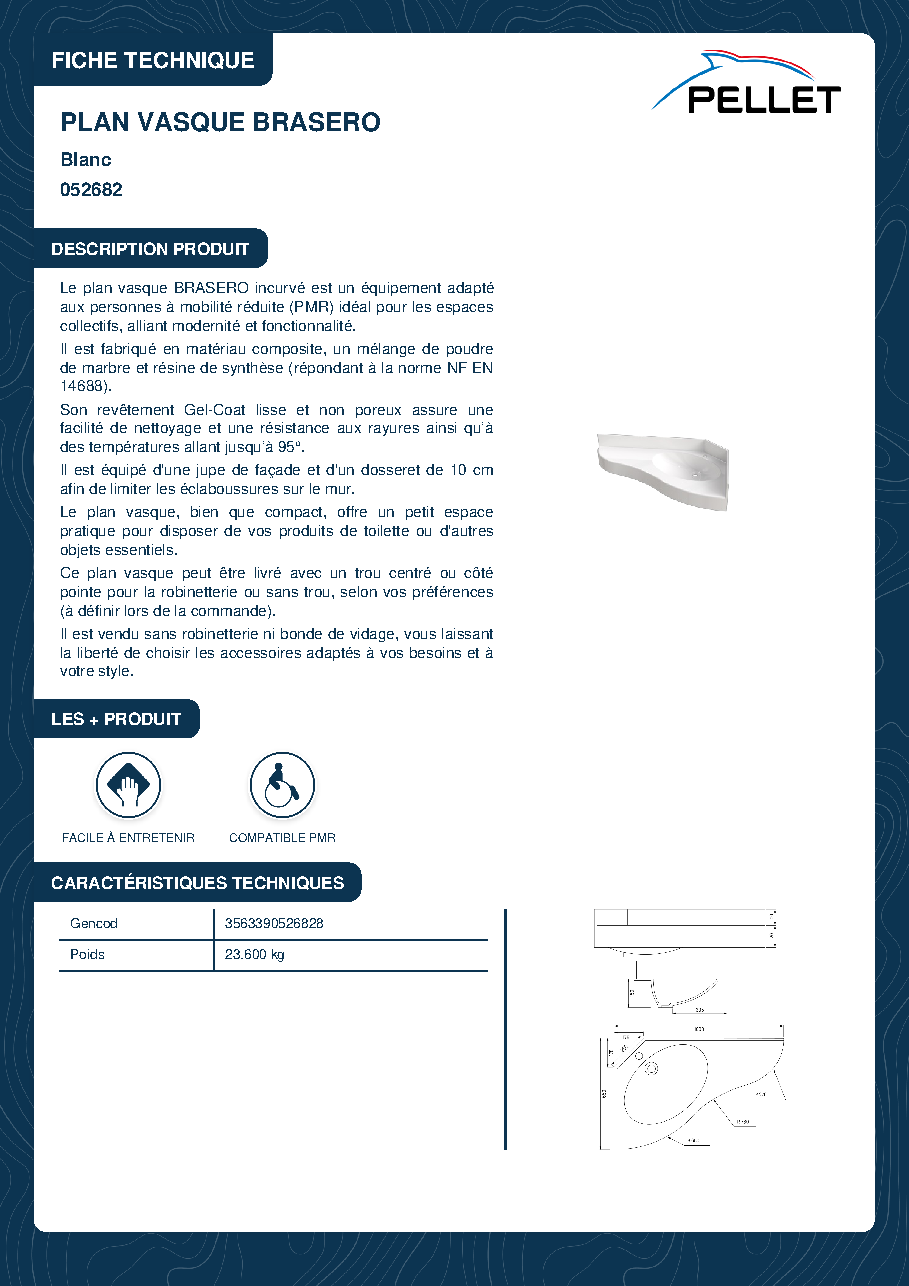 Fiche technique fournisseur