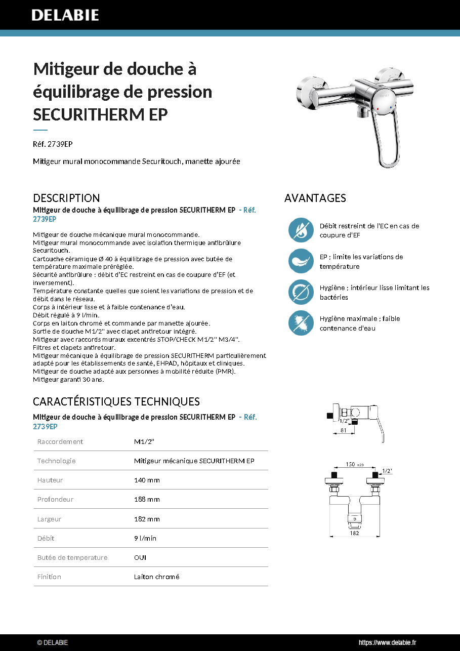 Fiche technique fournisseur
