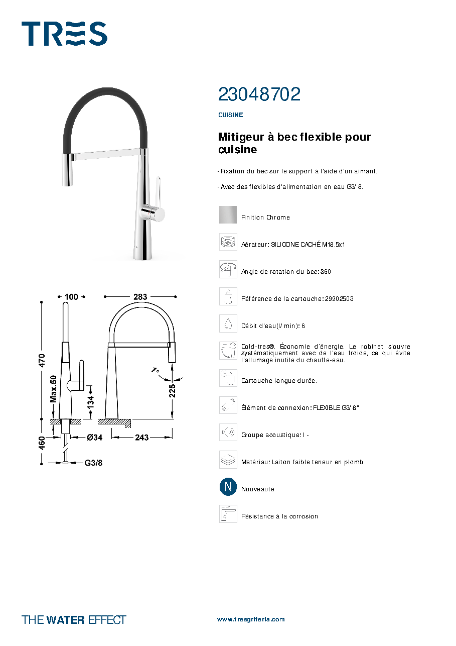 Fiche technique fournisseur