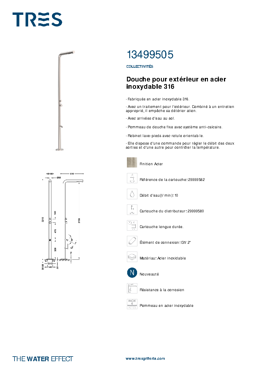 Fiche technique fournisseur