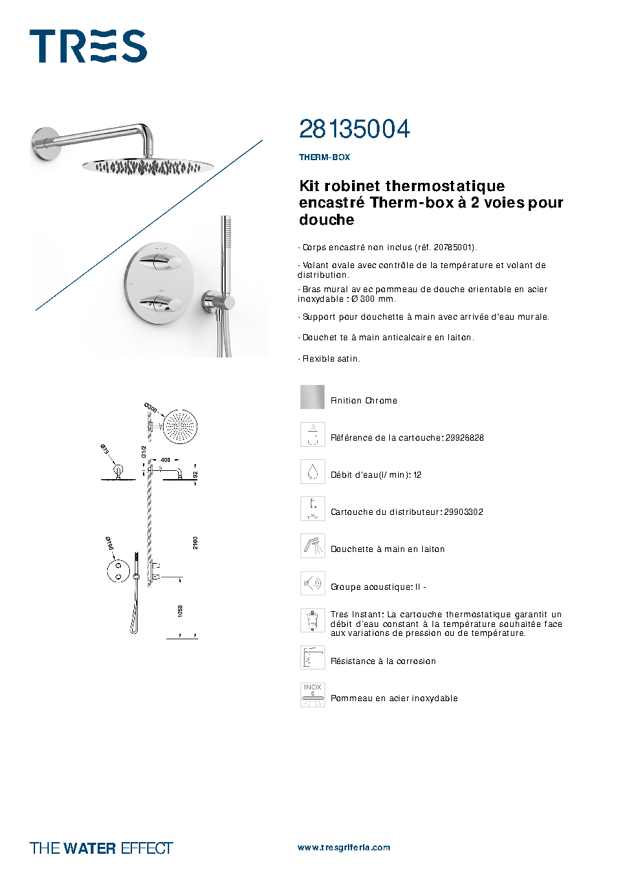 Fiche technique fournisseur