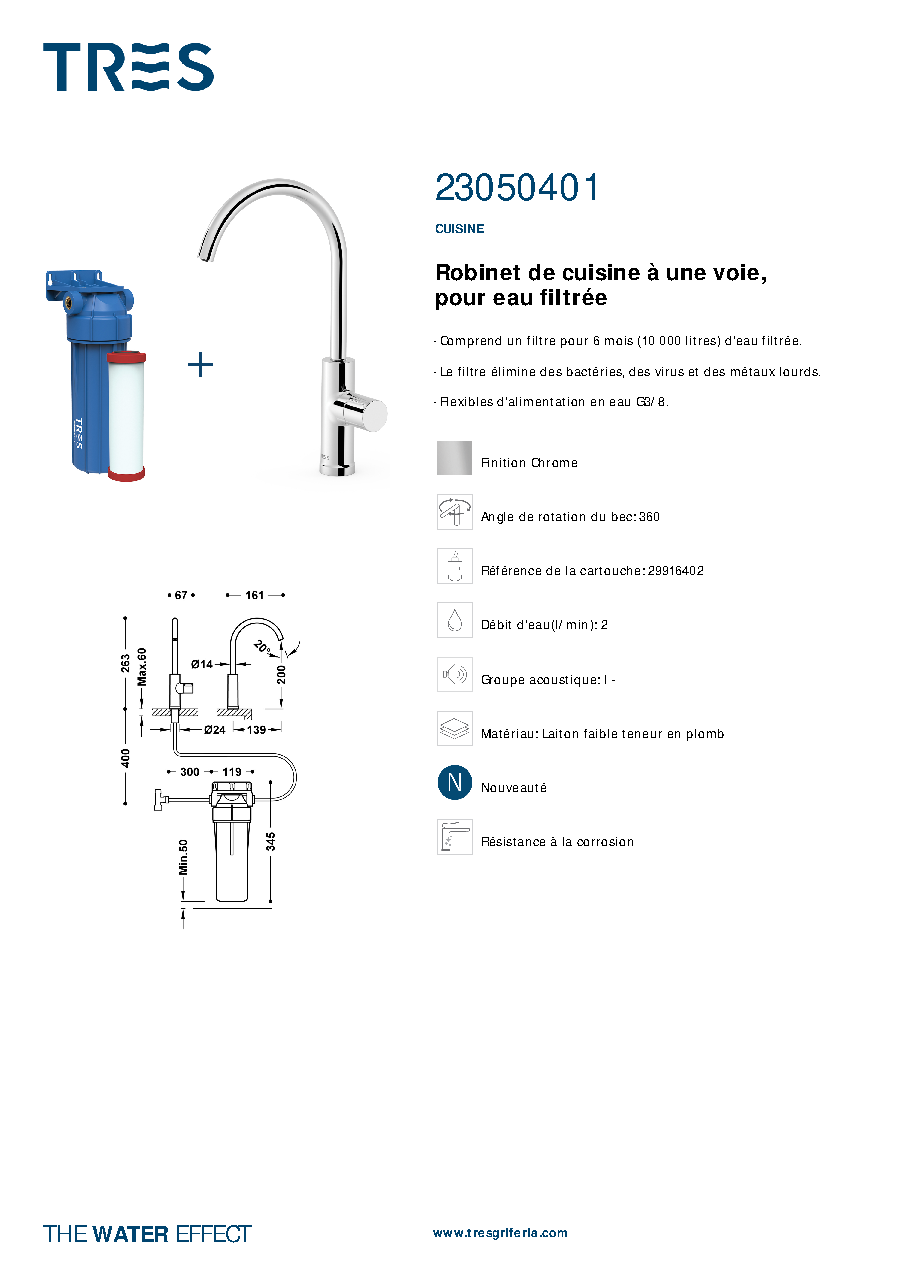 Fiche technique fournisseur