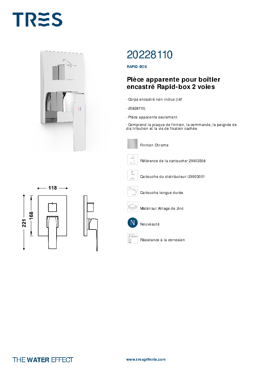 Fiche technique fournisseur