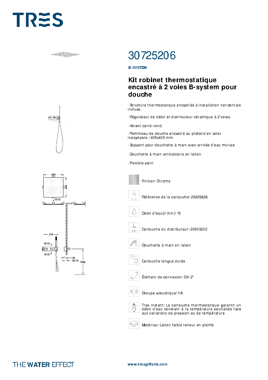 Fiche technique fournisseur