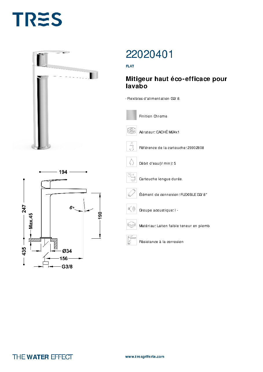 Fiche technique fournisseur