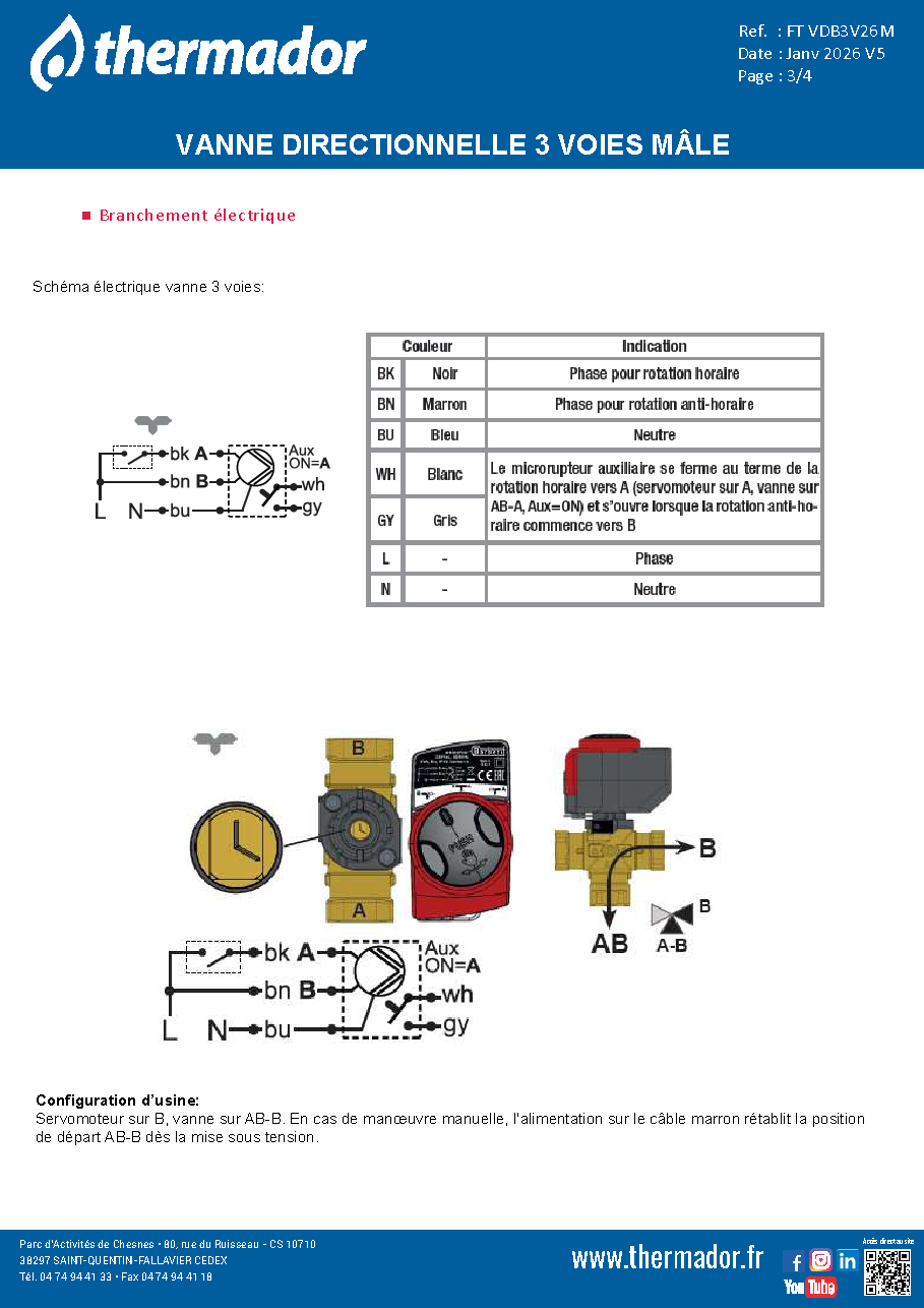 Fiche technique fournisseur