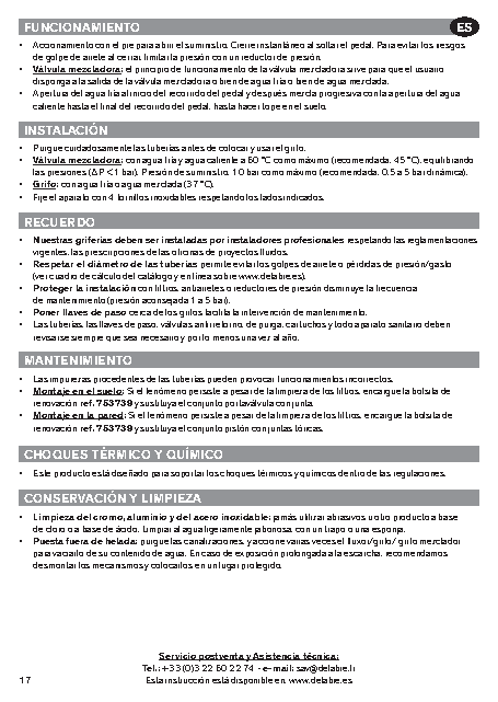 Fiche technique fournisseur