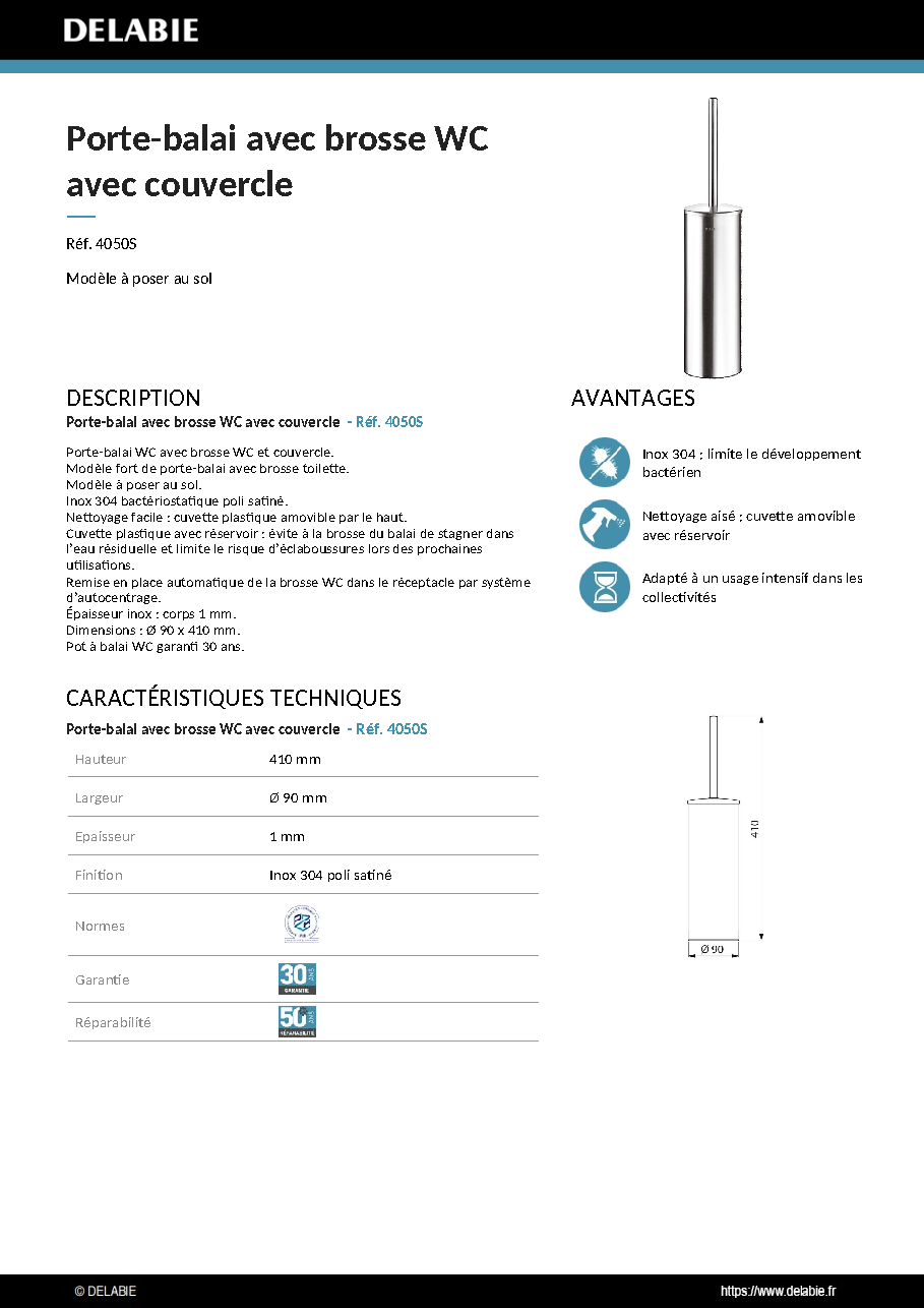 Fiche technique fournisseur