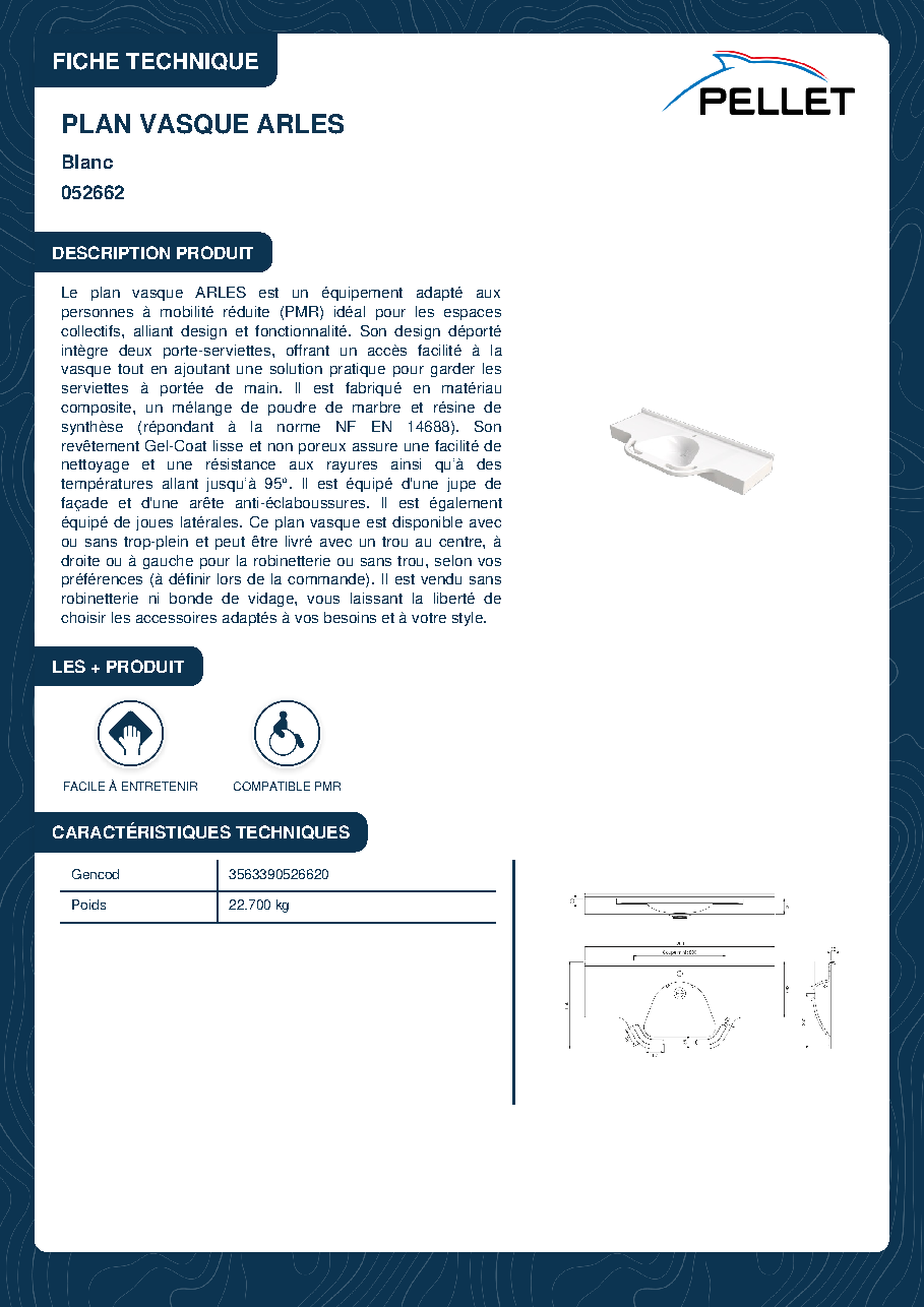 Fiche technique fournisseur