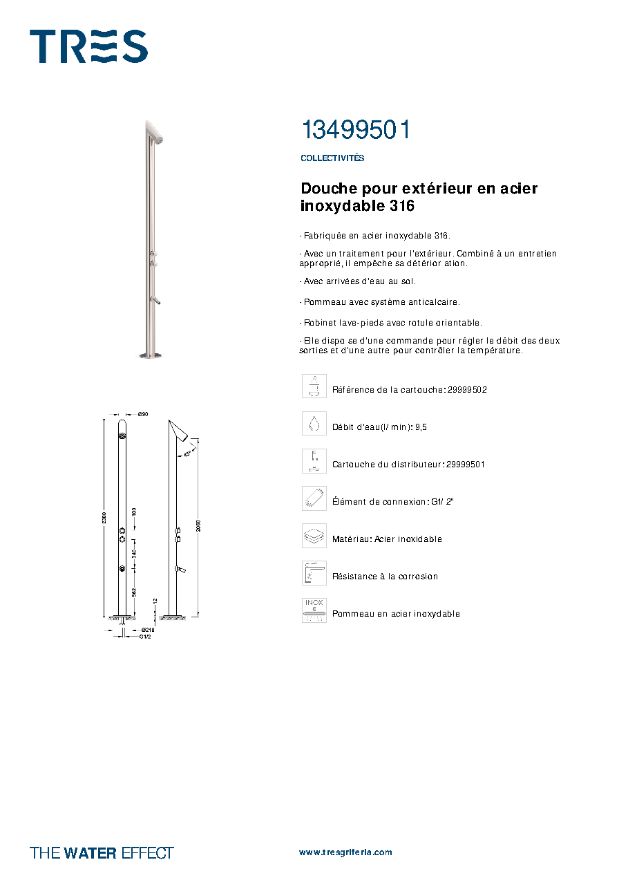 Fiche technique fournisseur