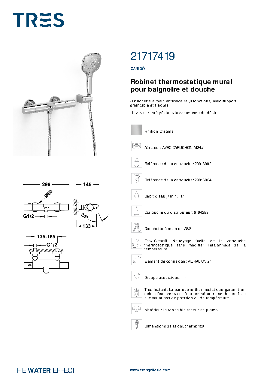 Fiche technique fournisseur