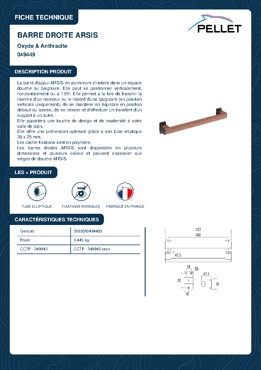 Fiche technique fournisseur