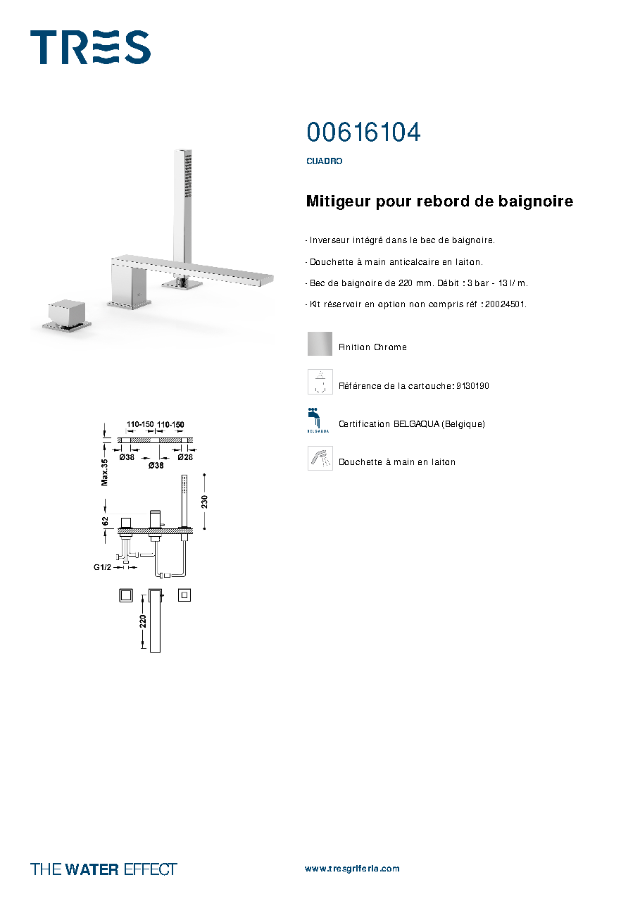 Fiche technique fournisseur