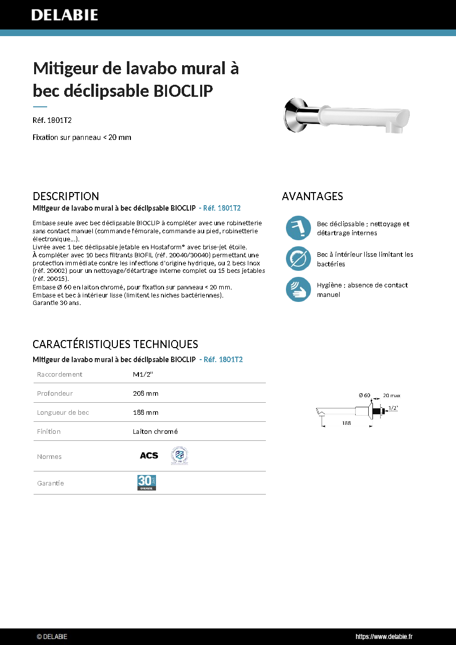 Fiche technique fournisseur
