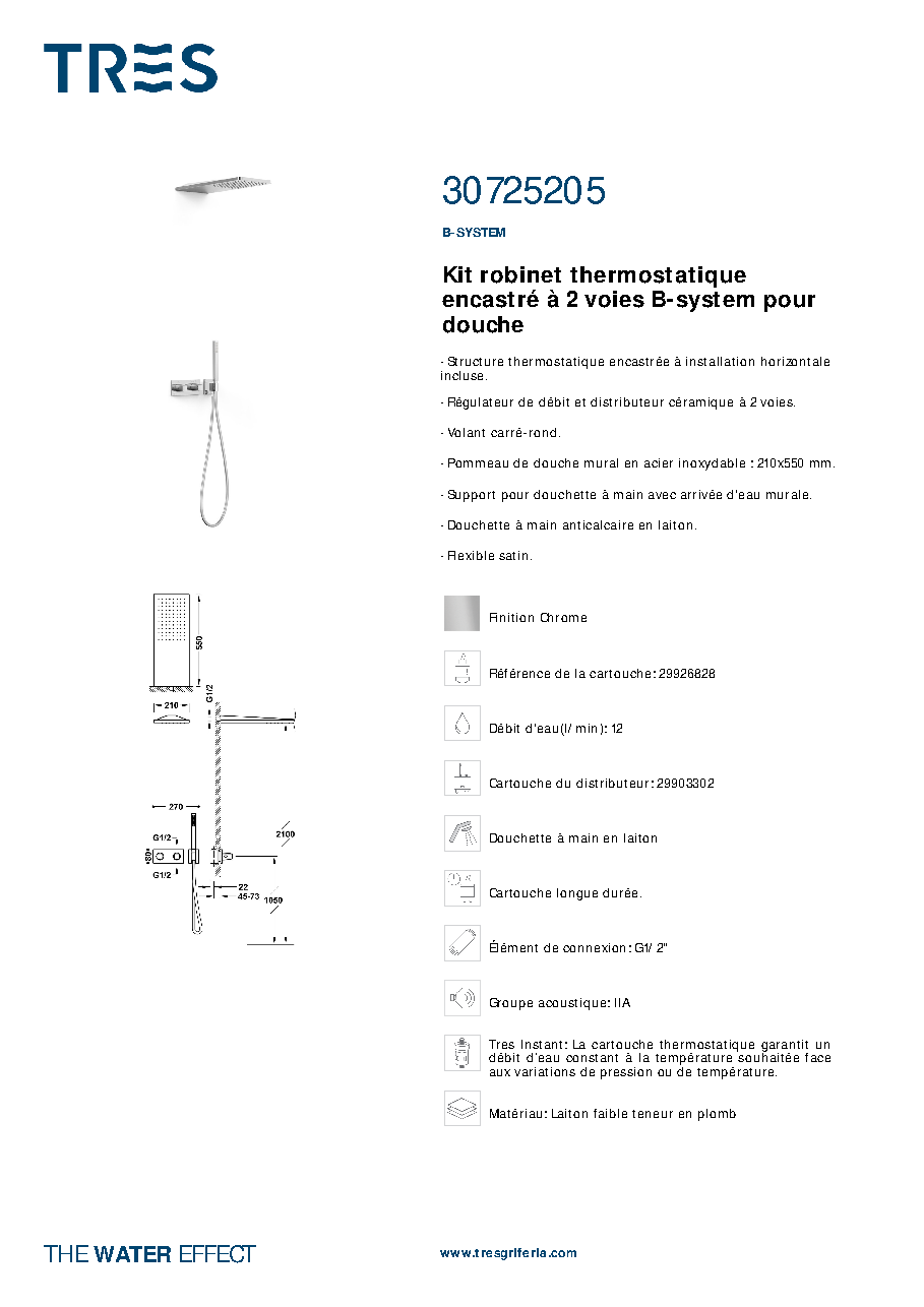 Fiche technique fournisseur