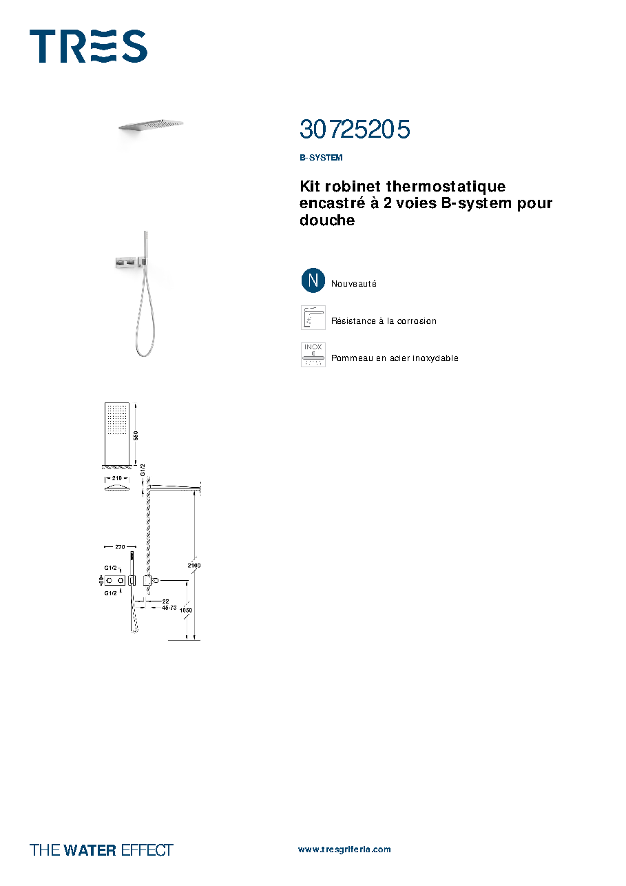 Fiche technique fournisseur