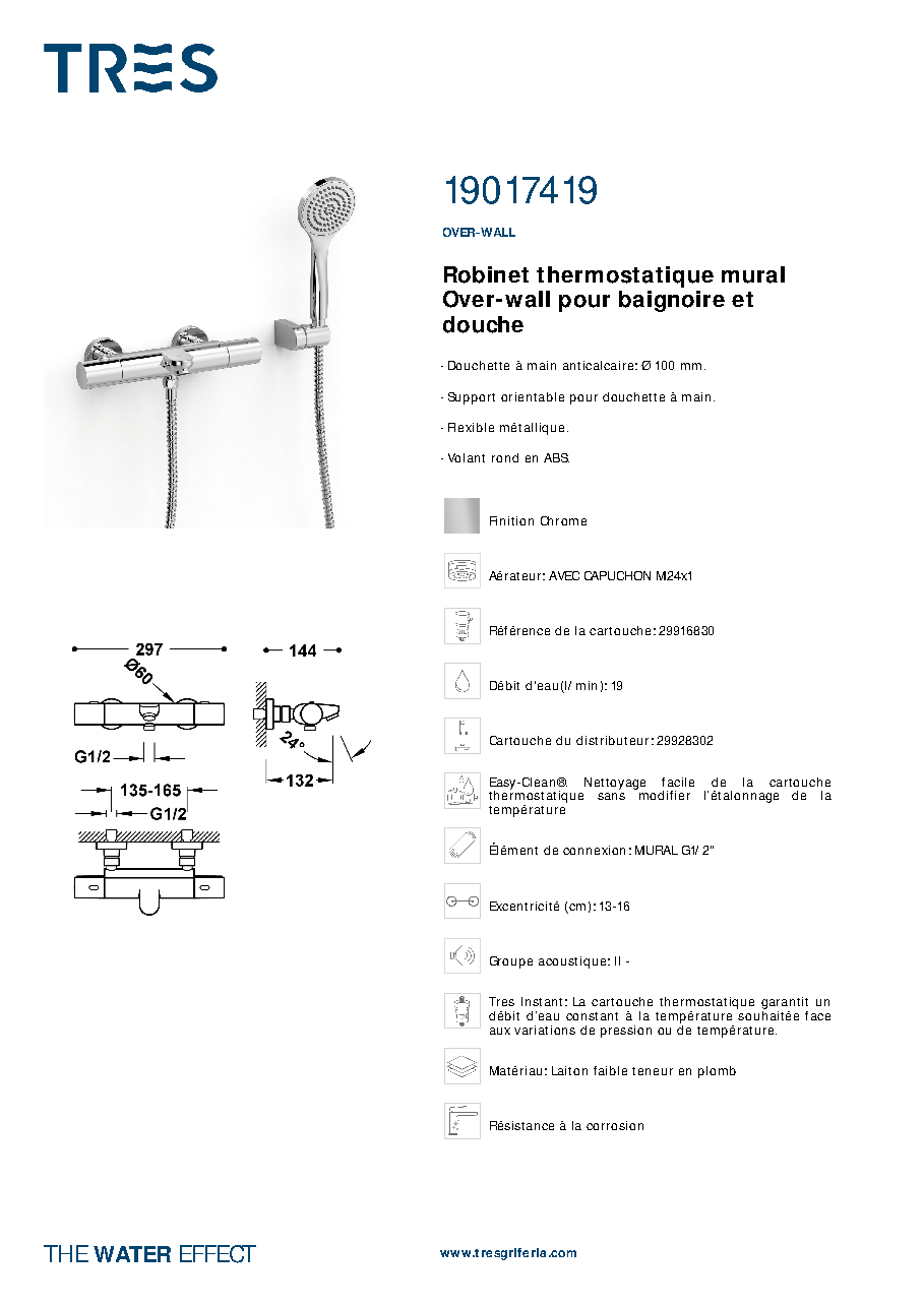 Fiche technique fournisseur