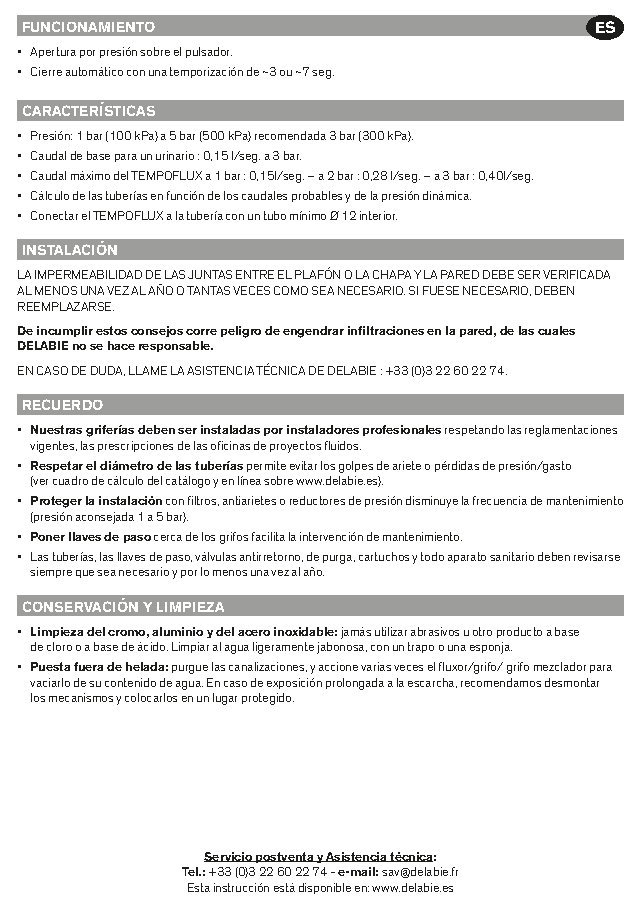 Fiche technique fournisseur