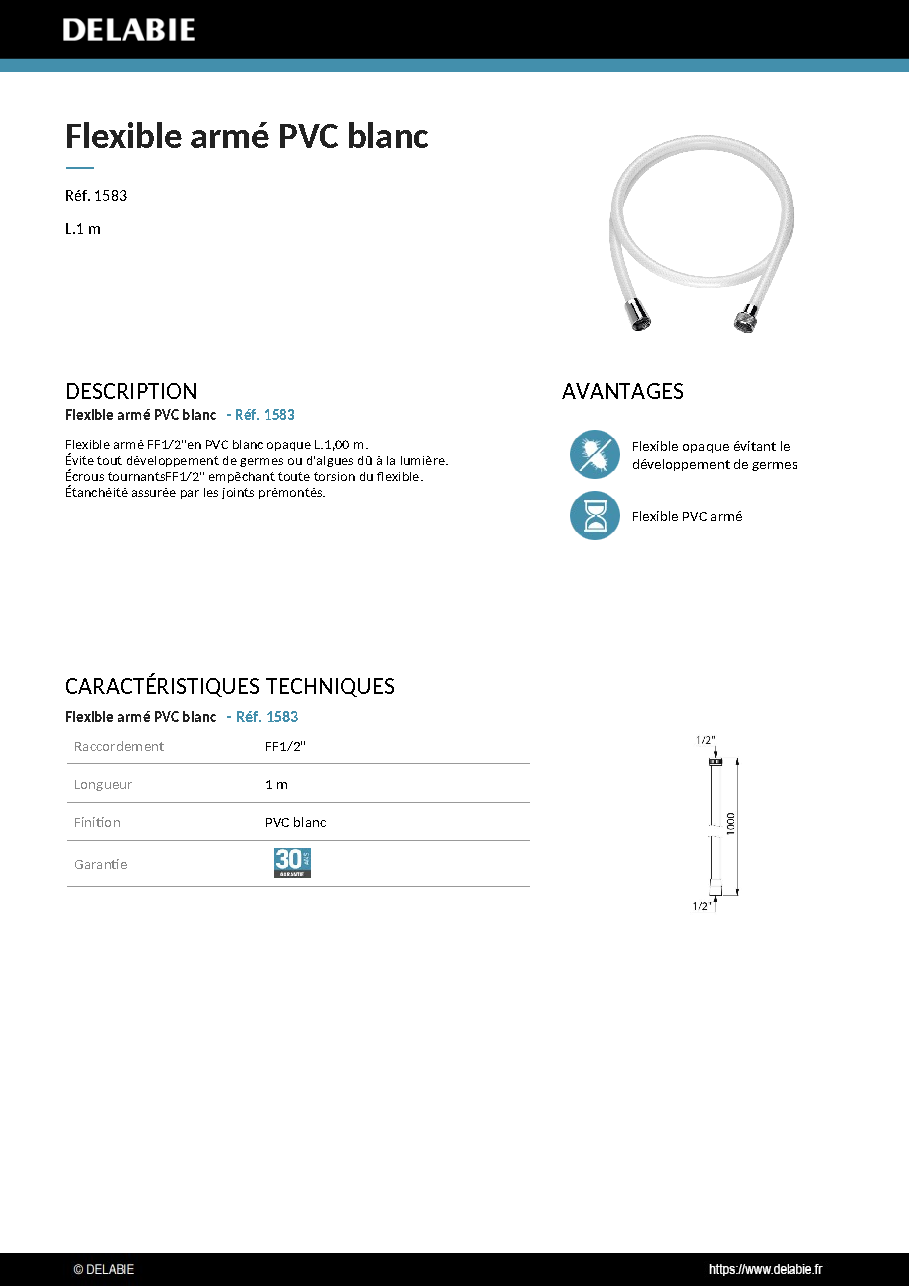 Fiche technique fournisseur