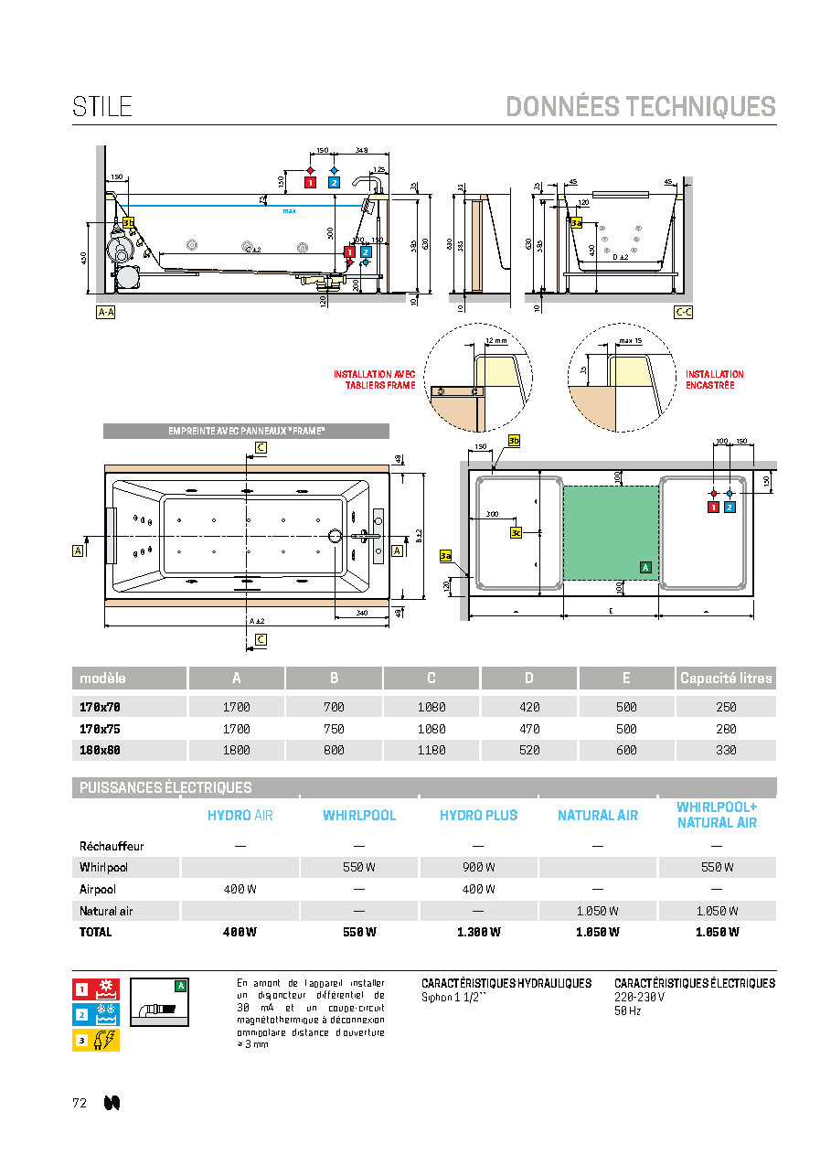Fiche technique fournisseur