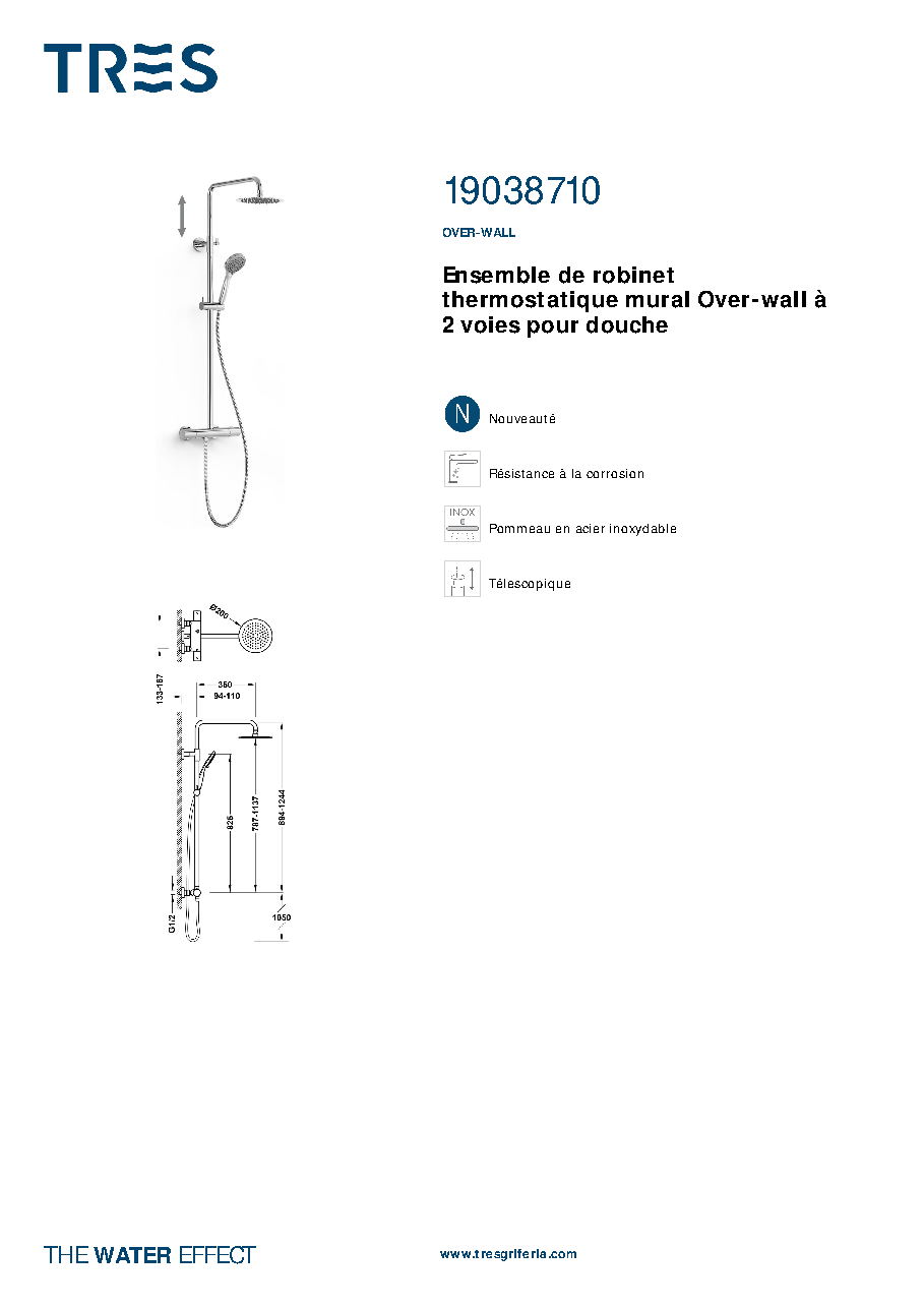 Fiche technique fournisseur
