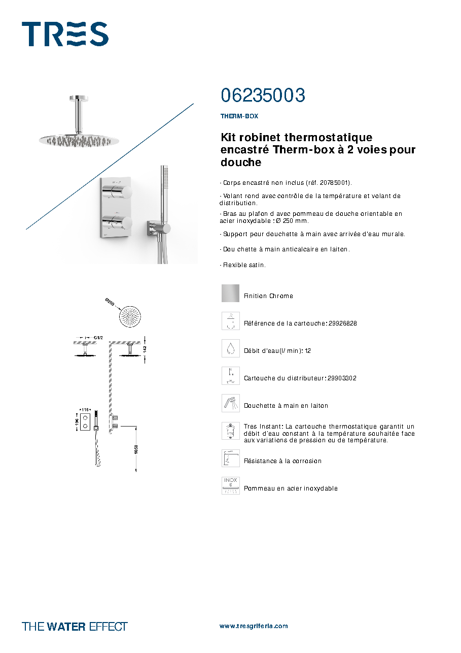 Fiche technique fournisseur