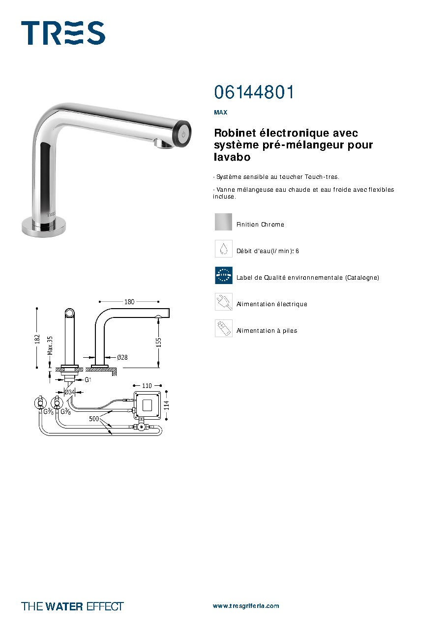 Fiche technique fournisseur