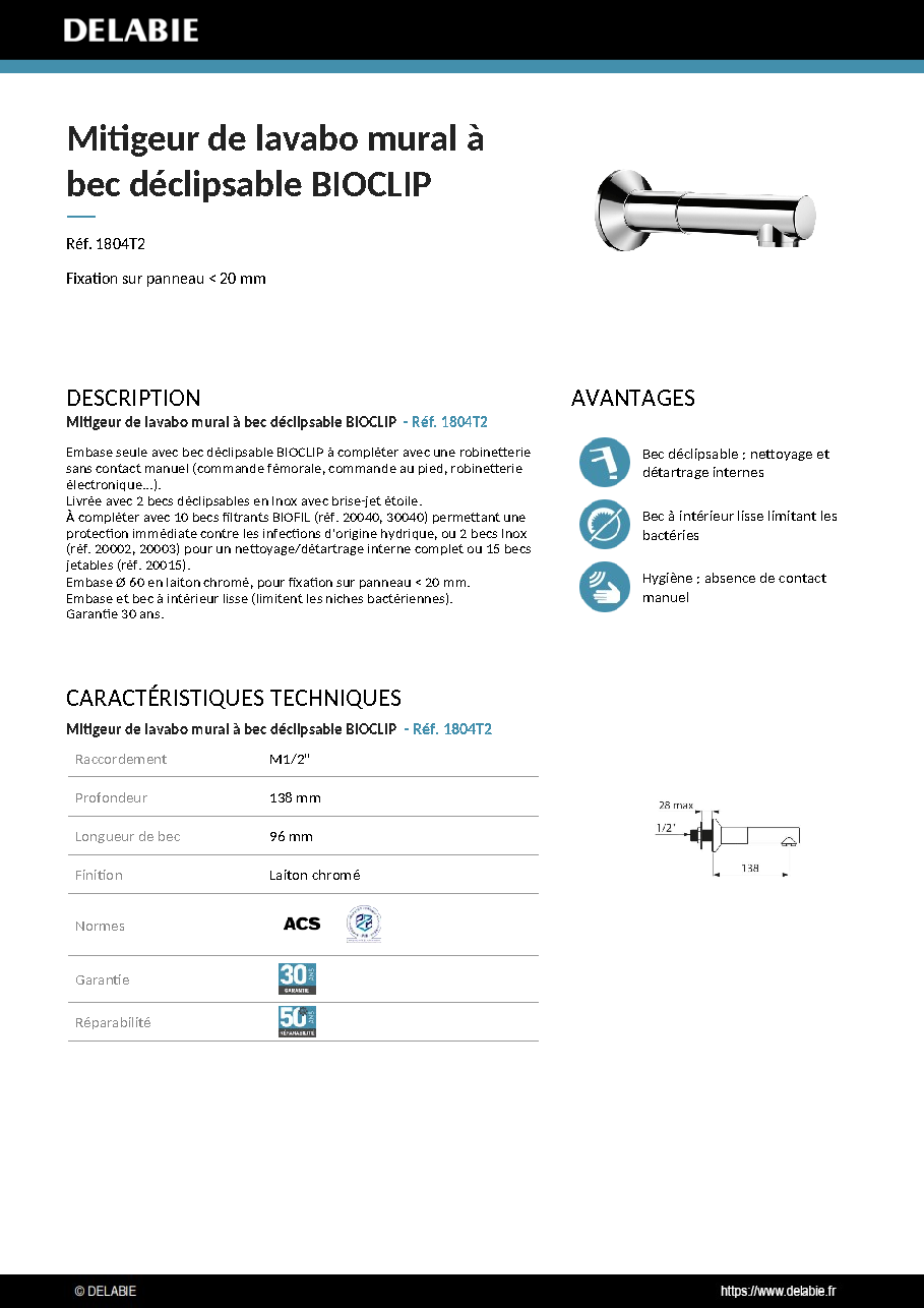 Fiche technique fournisseur