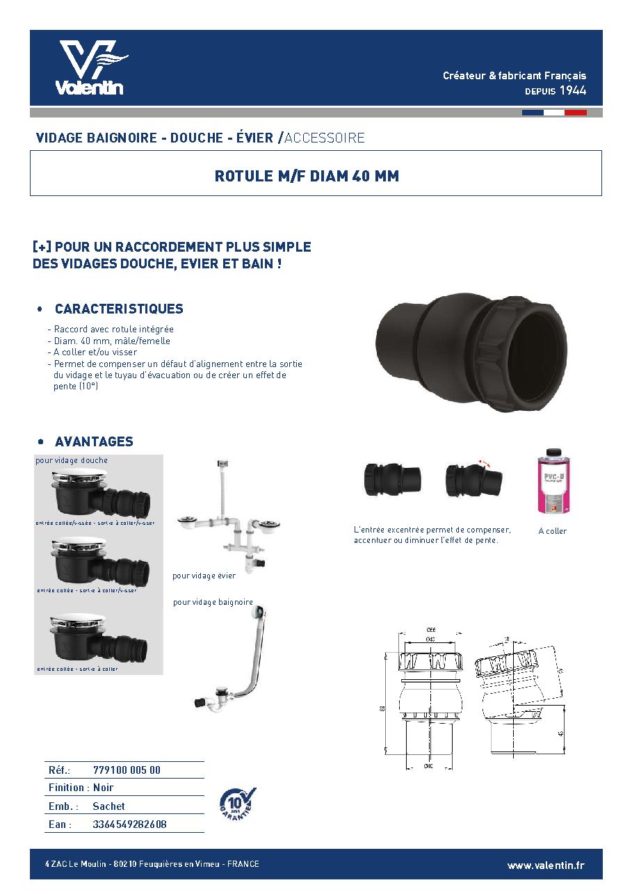 Fiche technique fournisseur