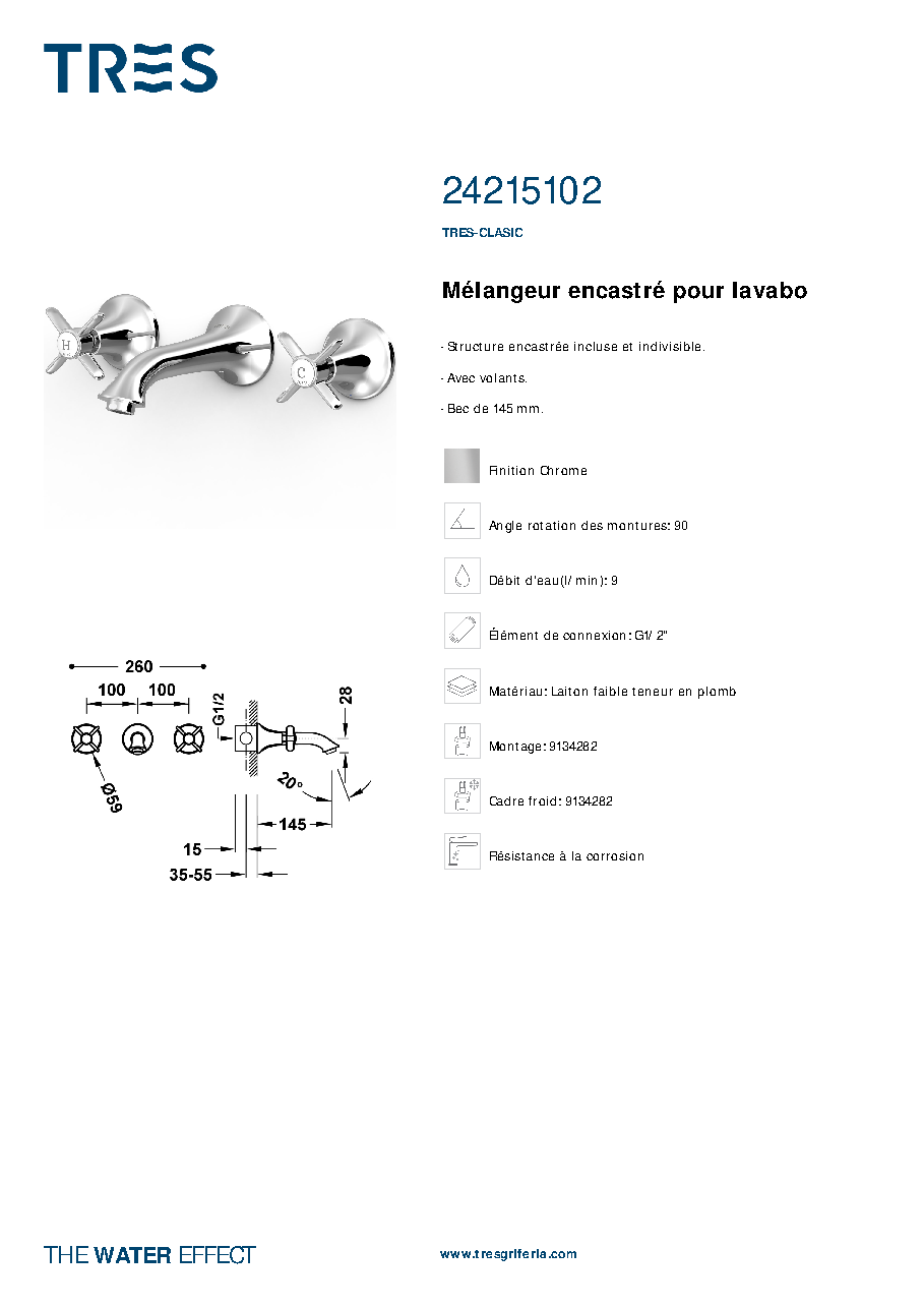 Fiche technique fournisseur