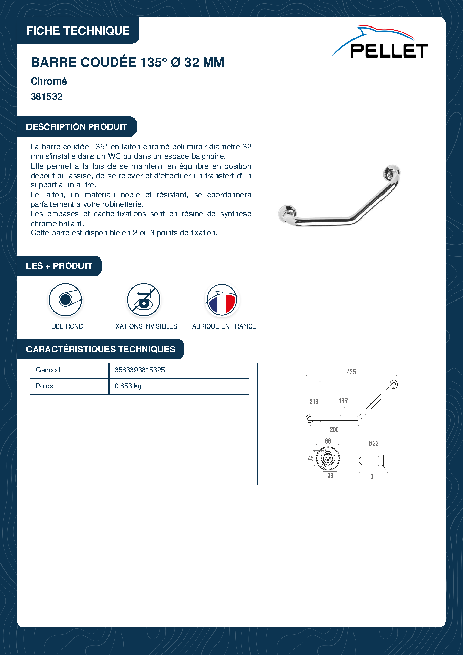Fiche technique fournisseur