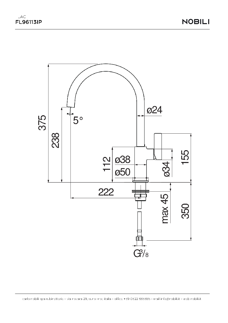 Fiche technique fournisseur