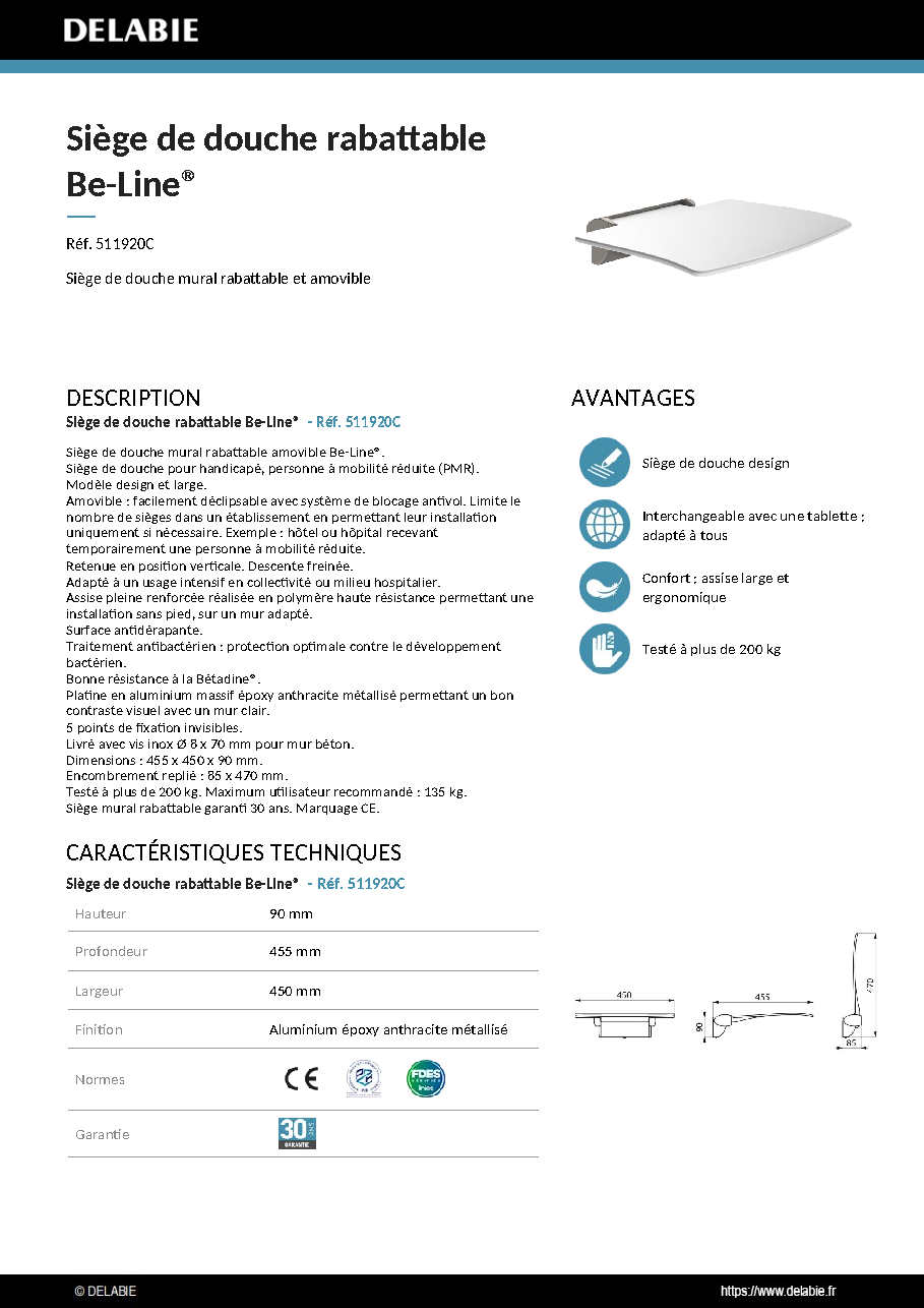 Fiche technique fournisseur