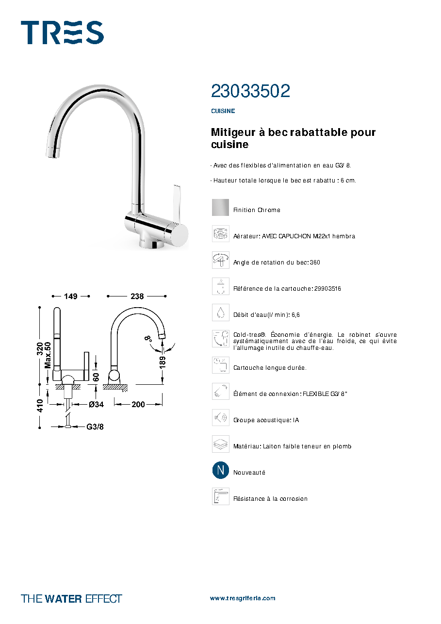 Fiche technique fournisseur