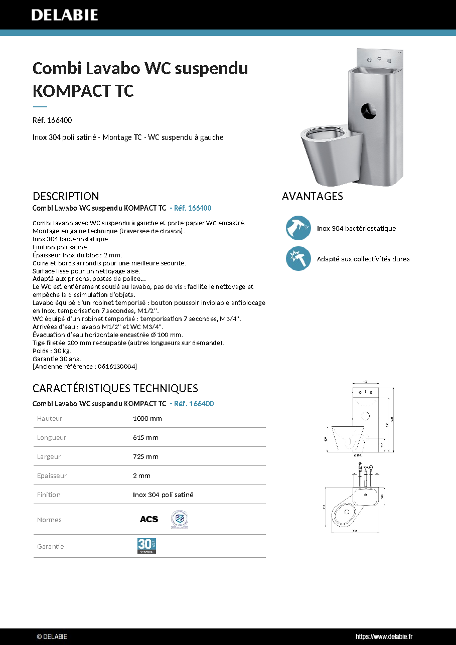 Fiche technique fournisseur