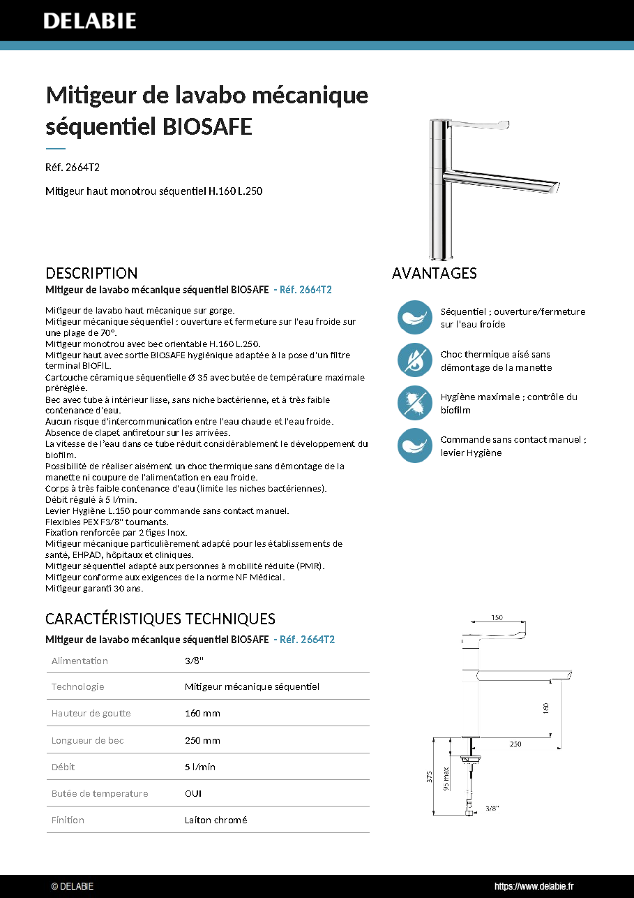 Fiche technique fournisseur