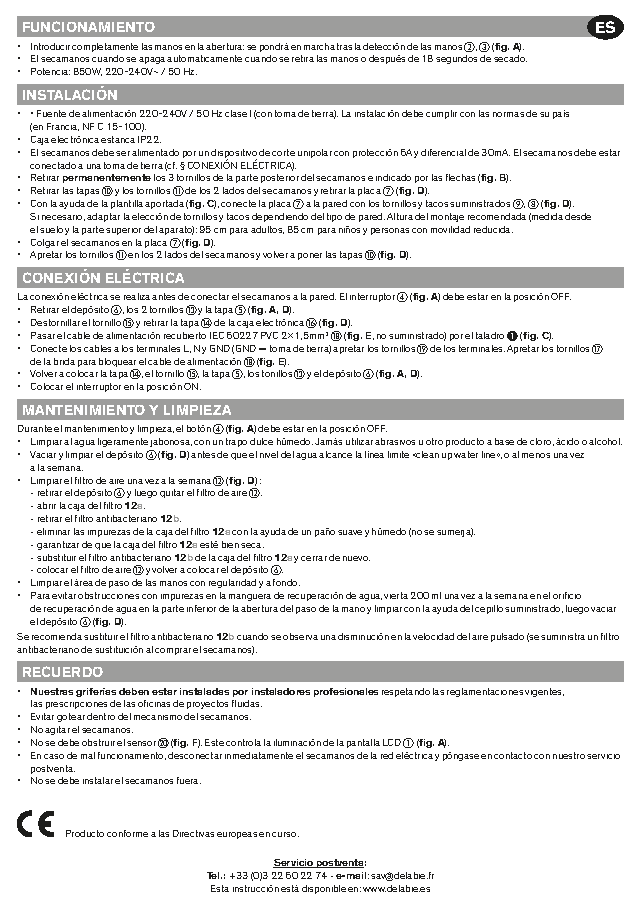 Fiche technique fournisseur